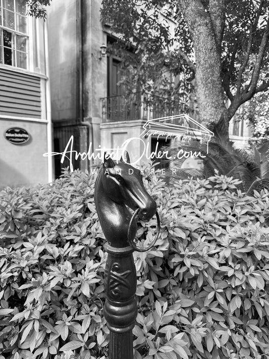 Hitching Post Greyscale