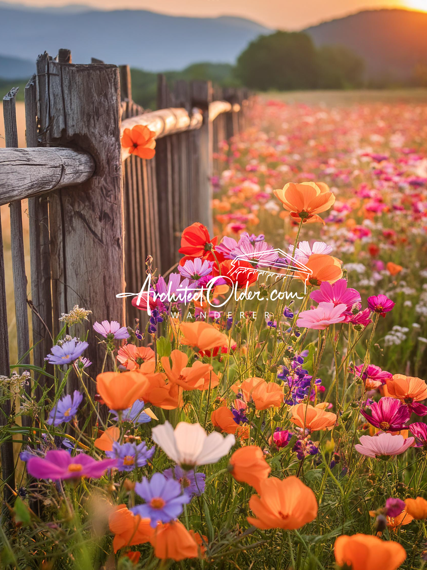 Flowery Fenceposts